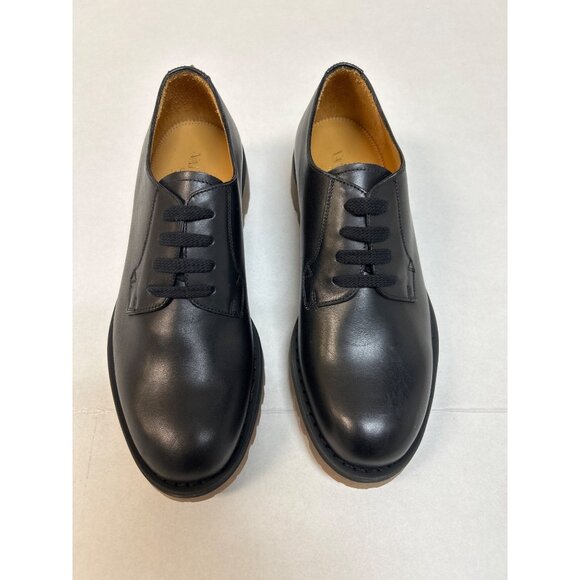 VALENTINO GARAVANI Derby Lace Up Leather Oxford Loafers  Black Size 39 NIB main image 10